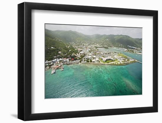 Road Town on Tortola in British Virgin Islands-Macduff Everton-Framed Photographic Print