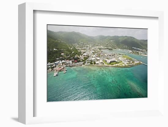 Road Town on Tortola in British Virgin Islands-Macduff Everton-Framed Photographic Print