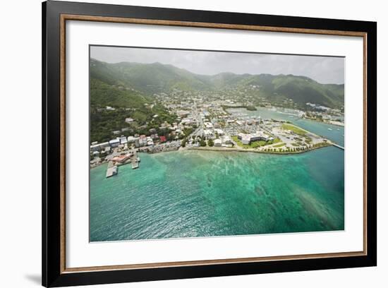 Road Town on Tortola in British Virgin Islands-Macduff Everton-Framed Photographic Print