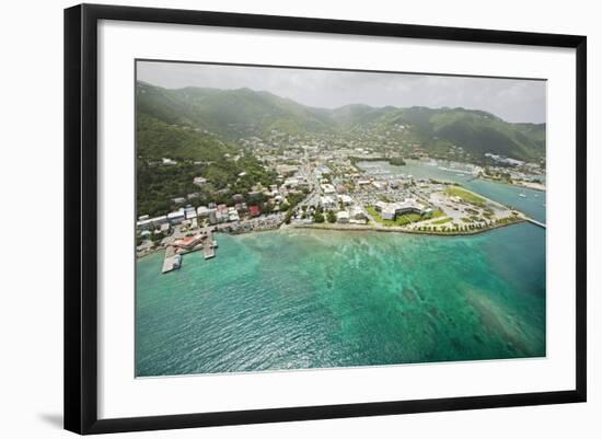 Road Town on Tortola in British Virgin Islands-Macduff Everton-Framed Photographic Print