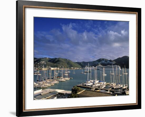 Road Town, Tortola, British Virgin Islands, Caribbean-Walter Bibikow-Framed Photographic Print