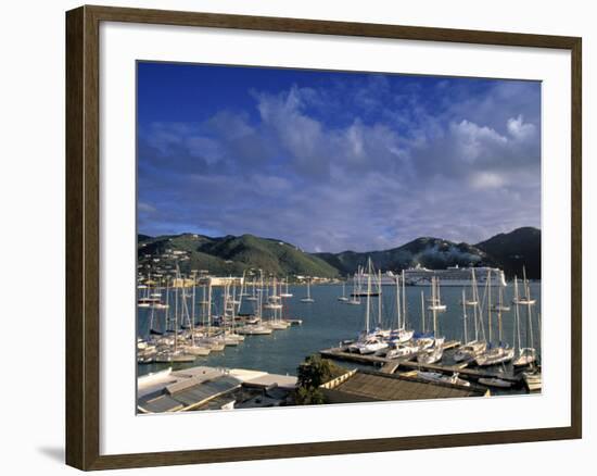 Road Town, Tortola, British Virgin Islands, Caribbean-Walter Bibikow-Framed Photographic Print