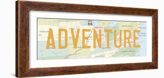 Road Trip IV-The Vintage Collection-Framed Giclee Print