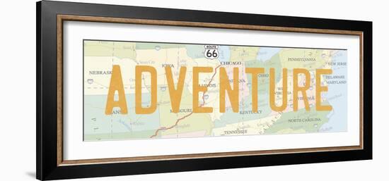 Road Trip IV-The Vintage Collection-Framed Giclee Print