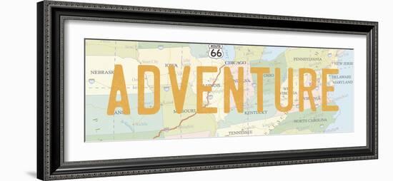 Road Trip IV-The Vintage Collection-Framed Giclee Print