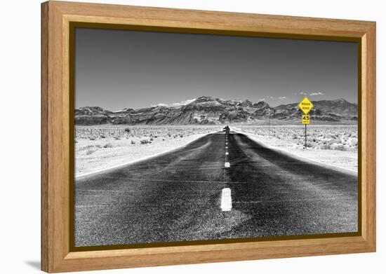 Road view - Death Valley National Park - California - USA - North America-Philippe Hugonnard-Framed Premier Image Canvas