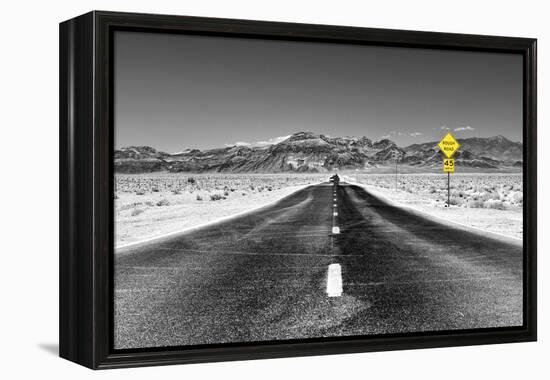 Road view - Death Valley National Park - California - USA - North America-Philippe Hugonnard-Framed Premier Image Canvas