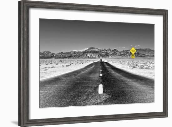 Road view - Death Valley National Park - California - USA - North America-Philippe Hugonnard-Framed Photographic Print