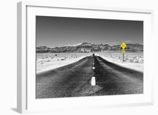 Road view - Death Valley National Park - California - USA - North America-Philippe Hugonnard-Framed Photographic Print