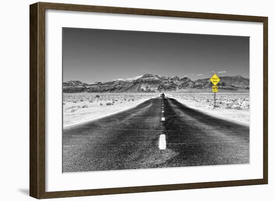 Road view - Death Valley National Park - California - USA - North America-Philippe Hugonnard-Framed Photographic Print