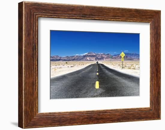 Road view - Death Valley National Park - California - USA - North America-Philippe Hugonnard-Framed Photographic Print