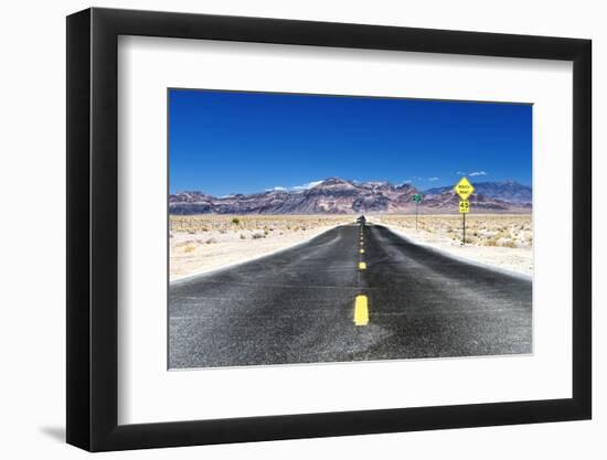 Road view - Death Valley National Park - California - USA - North America-Philippe Hugonnard-Framed Photographic Print