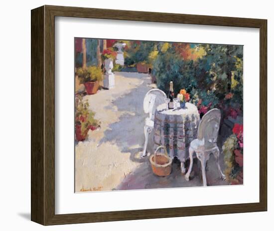 Road with Two Chairs-Edward Noott-Framed Art Print