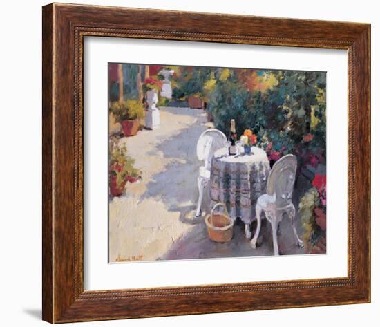 Road with Two Chairs-Edward Noott-Framed Art Print