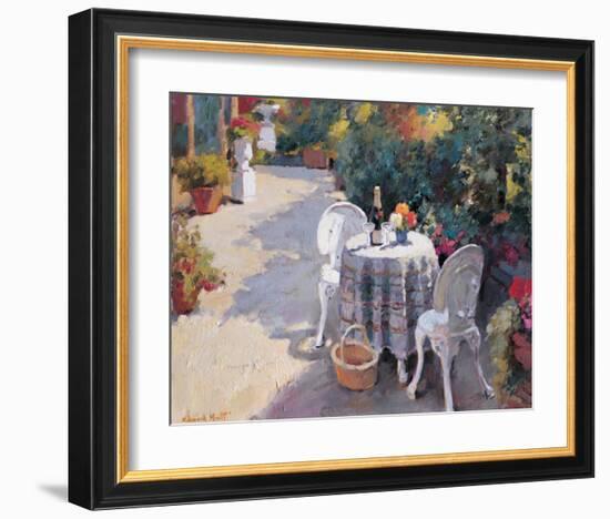 Road with Two Chairs-Edward Noott-Framed Art Print