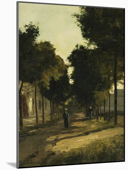 Road-Camille Pissarro-Mounted Giclee Print