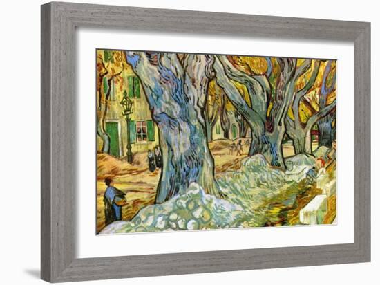 Roadman by Van Gogh-Vincent van Gogh-Framed Art Print