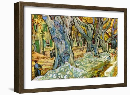 Roadman by Van Gogh-Vincent van Gogh-Framed Art Print