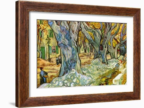 Roadman by Van Gogh-Vincent van Gogh-Framed Art Print