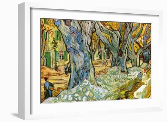 Roadman by Van Gogh-Vincent van Gogh-Framed Art Print