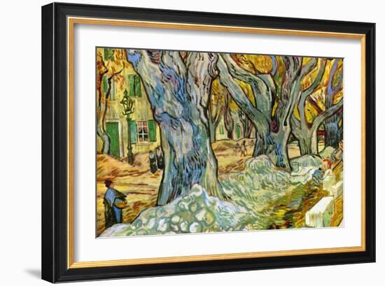 Roadman by Van Gogh-Vincent van Gogh-Framed Art Print