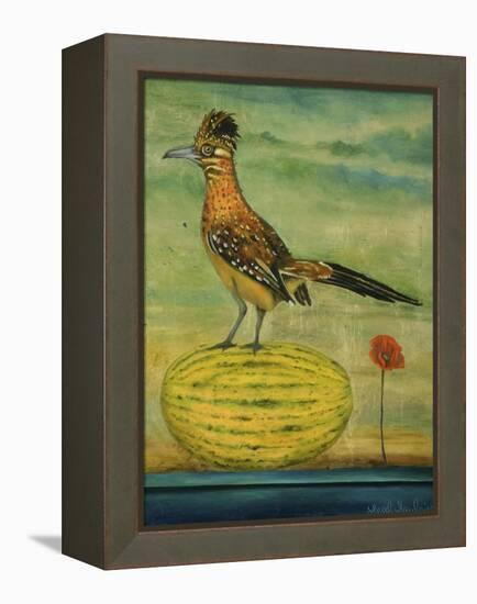 Roadrunner-Leah Saulnier-Framed Premier Image Canvas