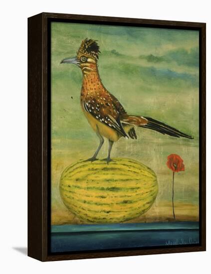 Roadrunner-Leah Saulnier-Framed Premier Image Canvas