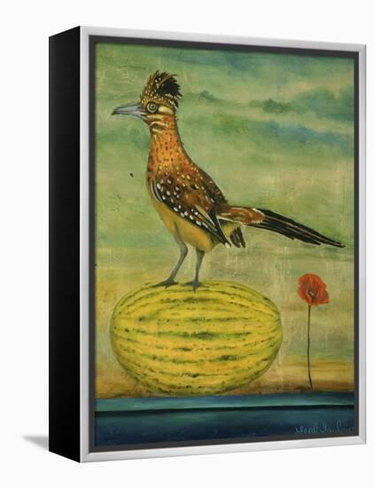 Roadrunner-Leah Saulnier-Framed Premier Image Canvas