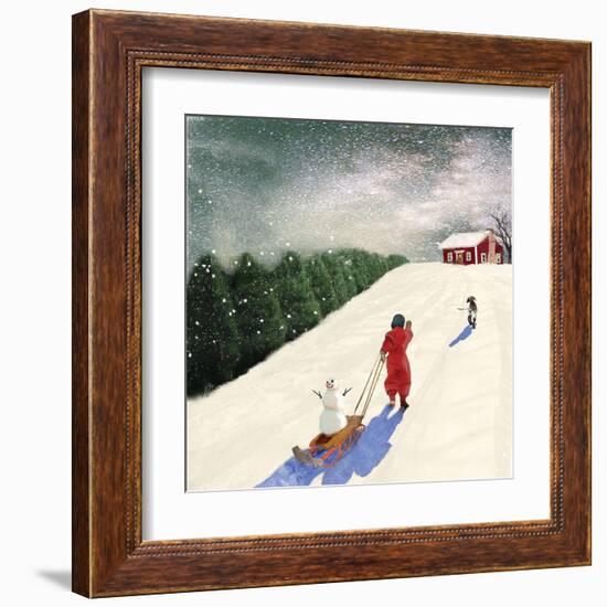 Roads That All Lead To Grandmothers House-Nancy Tillman-Framed Art Print