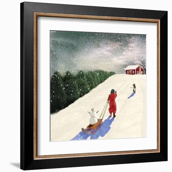 Roads That All Lead To Grandmothers House-Nancy Tillman-Framed Art Print