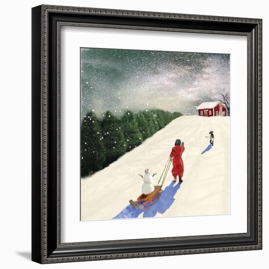 Roads That All Lead To Grandmothers House-Nancy Tillman-Framed Art Print