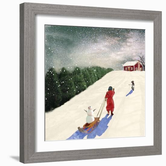 Roads That All Lead To Grandmothers House-Nancy Tillman-Framed Premium Giclee Print