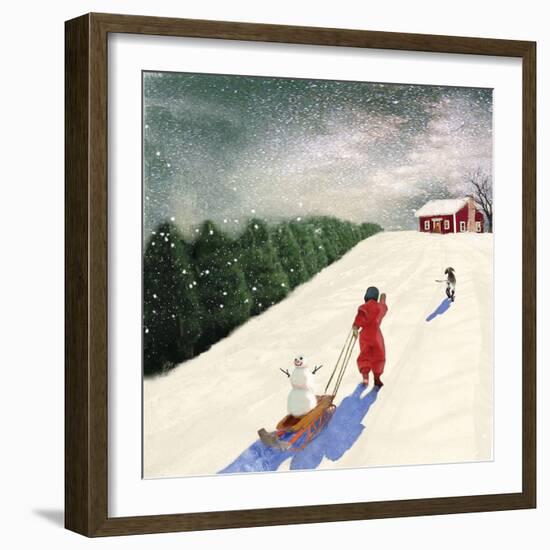 Roads That All Lead To Grandmothers House-Nancy Tillman-Framed Premium Giclee Print