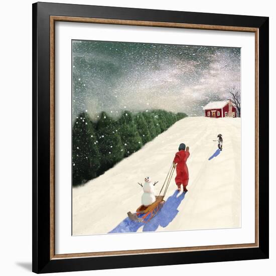 Roads That All Lead To Grandmothers House-Nancy Tillman-Framed Premium Giclee Print