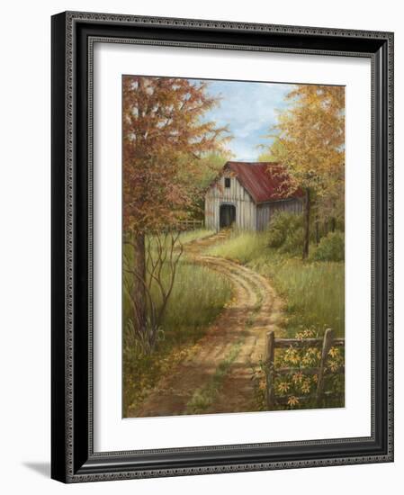 Roadside Barn-Lene Alston Casey-Framed Art Print