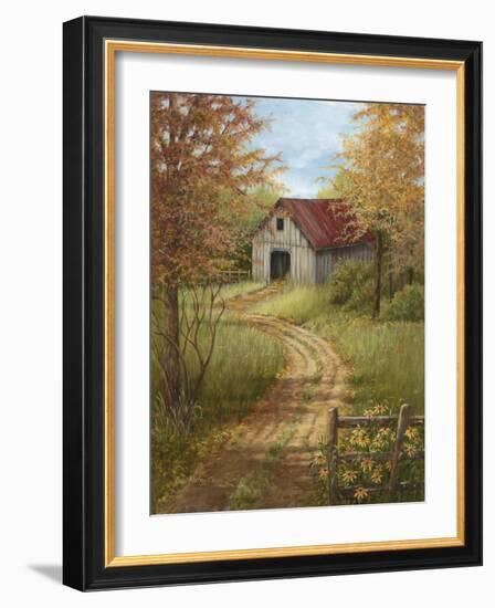 Roadside Barn-Lene Alston Casey-Framed Art Print