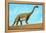 Roadside Brontosaurus-null-Framed Stretched Canvas