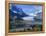 Roadside Building Dwarfed by the Athabasca Glacier in the Jasper National Park, Alberta, Canada-Tovy Adina-Framed Premier Image Canvas