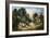 Roadside Cottage-Currier & Ives-Framed Giclee Print