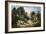 Roadside Cottage-Currier & Ives-Framed Giclee Print