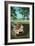 Roadside Family Picnic-null-Framed Art Print