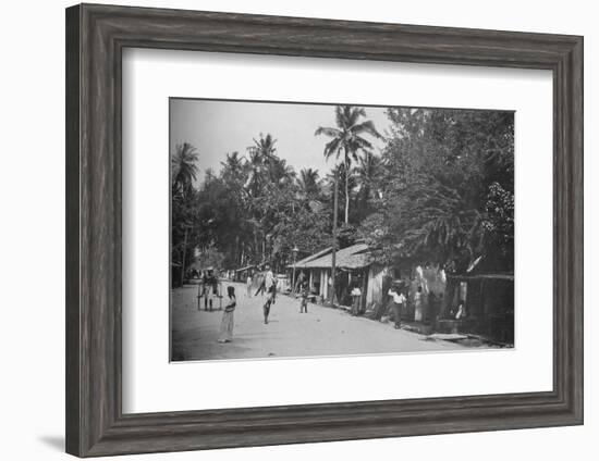 'Roadside Scene on the Way to Mt. Lavinia', c1890, (1910)-Alfred William Amandus Plate-Framed Photographic Print