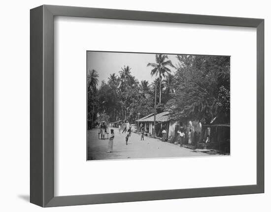 'Roadside Scene on the Way to Mt. Lavinia', c1890, (1910)-Alfred William Amandus Plate-Framed Photographic Print