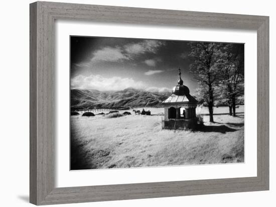 Roadside Shrine, Entrance to the Carpathian Mountains, Romania-Simon Marsden-Framed Giclee Print