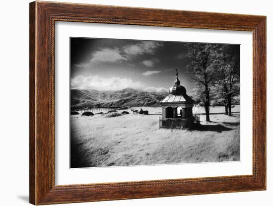 Roadside Shrine, Entrance to the Carpathian Mountains, Romania-Simon Marsden-Framed Giclee Print