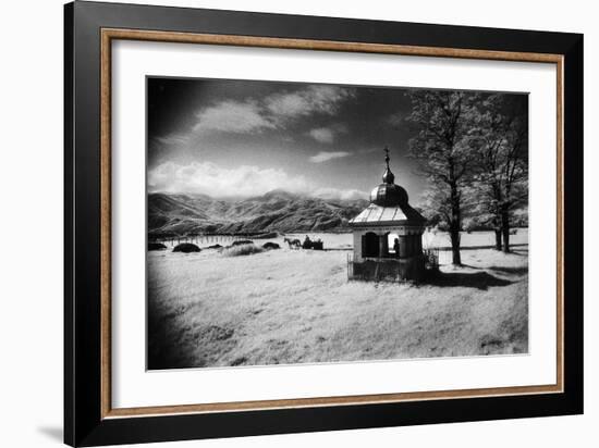 Roadside Shrine, Entrance to the Carpathian Mountains, Romania-Simon Marsden-Framed Giclee Print