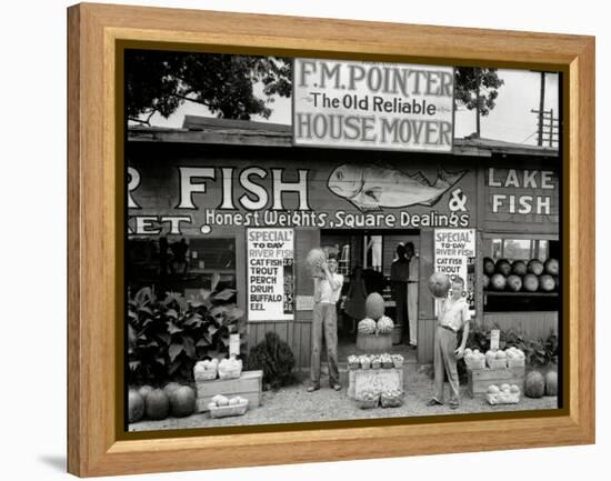 Roadside Stand Near Birmingham, Alabama-null-Framed Premier Image Canvas