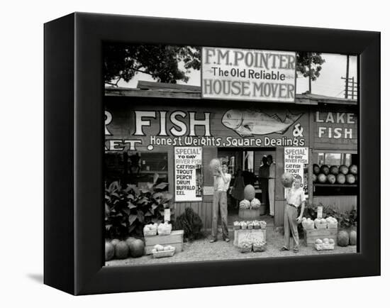 Roadside Stand Near Birmingham, Alabama-null-Framed Premier Image Canvas
