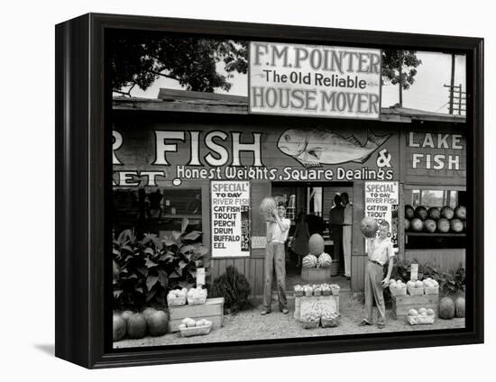 Roadside Stand Near Birmingham, Alabama-null-Framed Premier Image Canvas