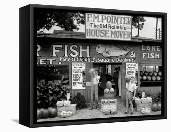 Roadside Stand Near Birmingham, Alabama-null-Framed Premier Image Canvas